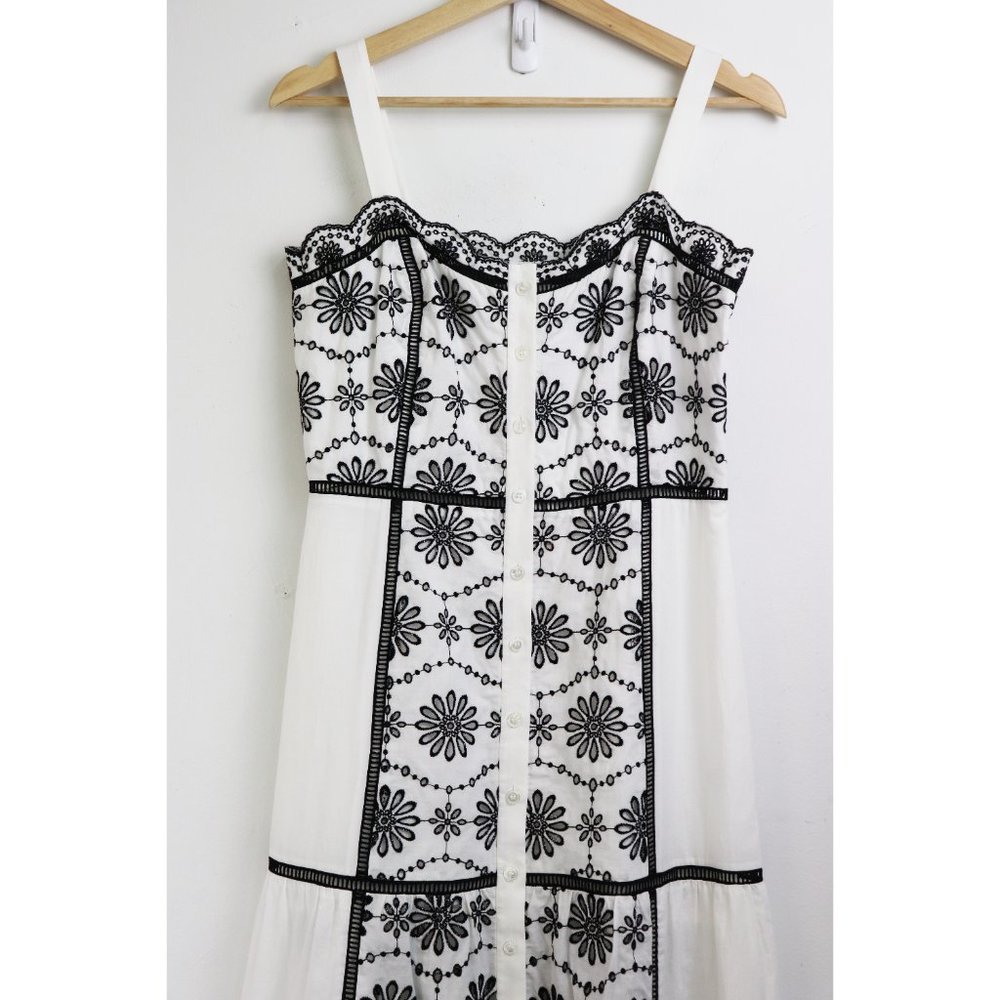 NWT Veronica Beard Sasha Embroidered Midi Dress 2 - Picture 7 of 9